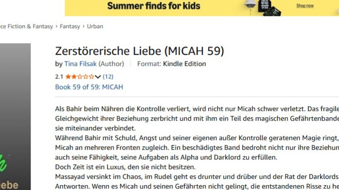 Zerstörerische Liebe (MICAH 59) before